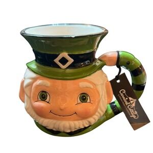 Johanna Parker Magenta Carnival Cottage Leprechaun‎ Irish St Patrick's HTF New